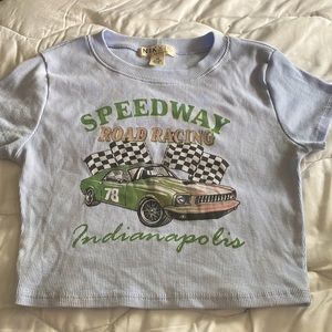 NikXie Los Angeles. Main color is Light Blue, Army Green & Salmon Pink wording.